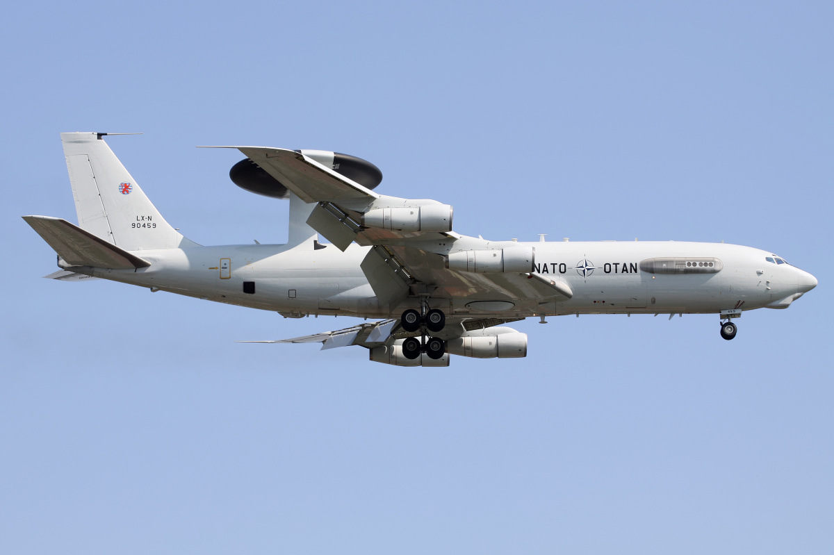 Boeing E-3A Sentry, LX-N 90459, NATO Airborne Early Warning Force