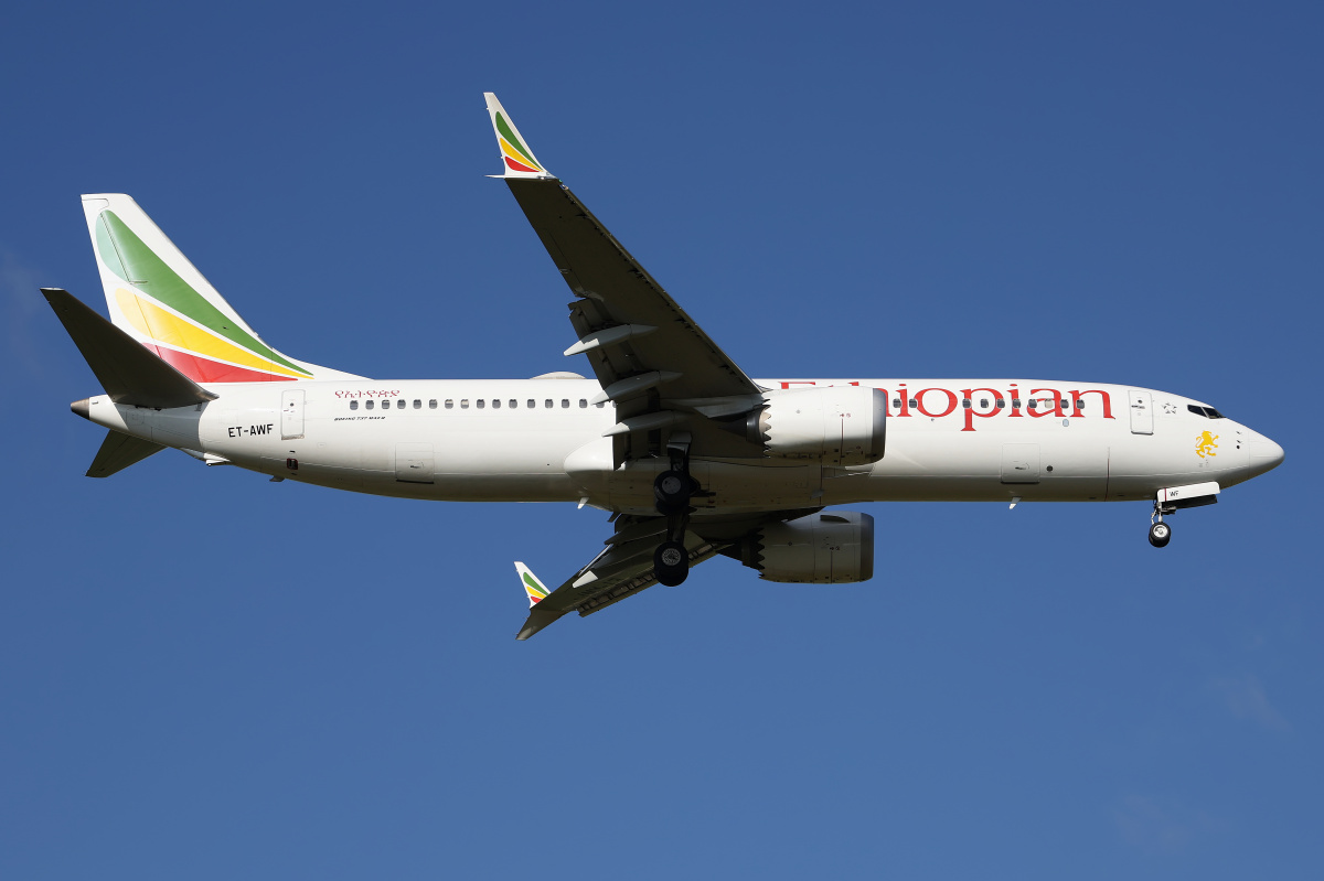 ET-AWF (Aircraft » EPWA Spotting » Boeing 737-8 MAX » Ethiopian Airlines)