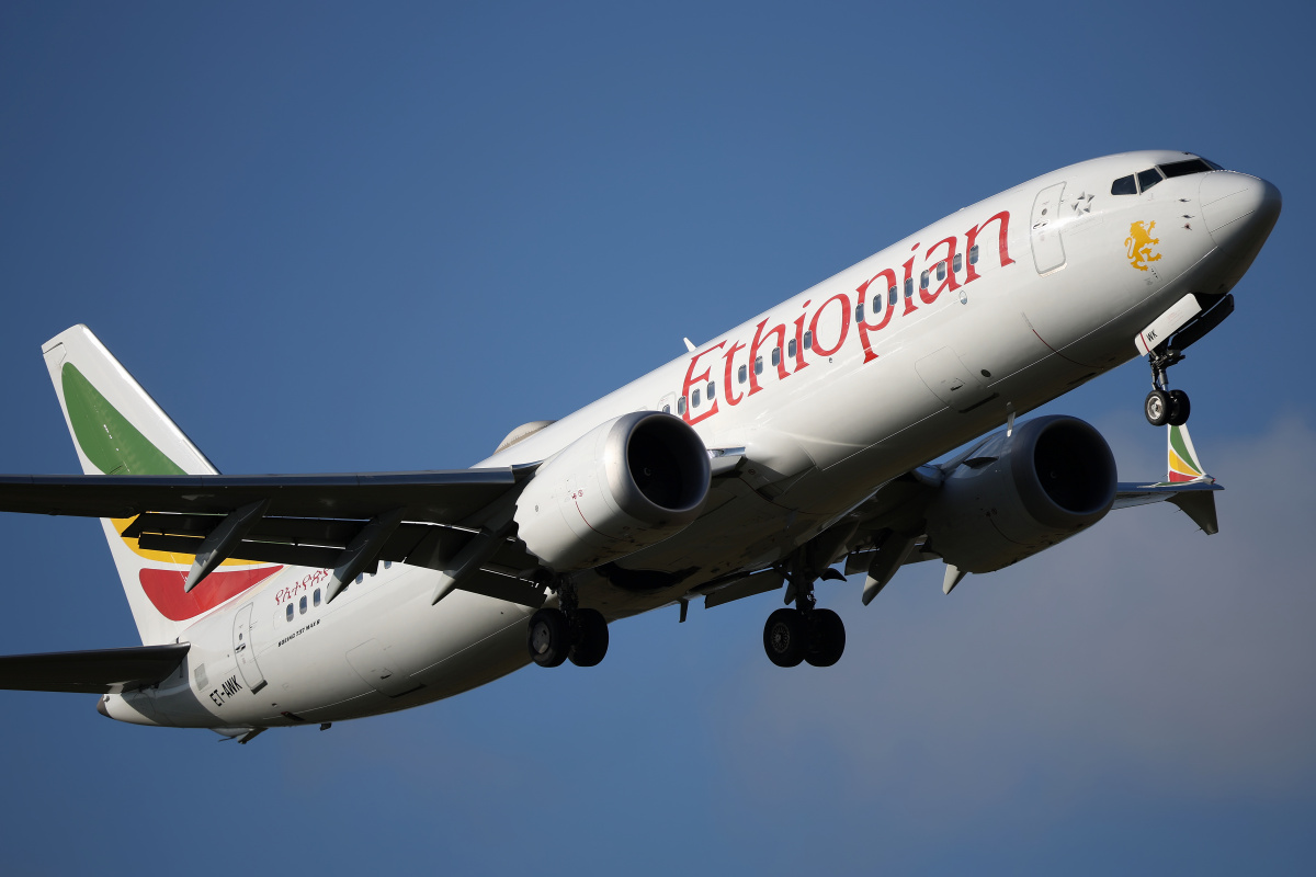 ET-AWK (Aircraft » EPWA Spotting » Boeing 737-8 MAX » Ethiopian Airlines)