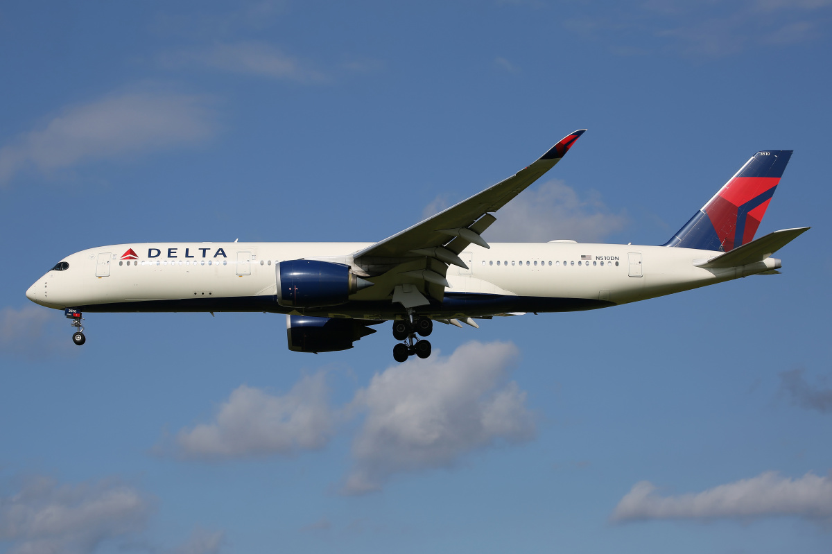 N510DN (Samoloty » Spotting na Schiphol » Airbus A350-900 » Delta Airlines)