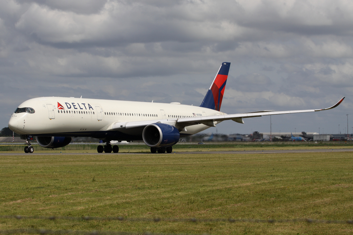 N510DN (Samoloty » Spotting na Schiphol » Airbus A350-900 » Delta Airlines)