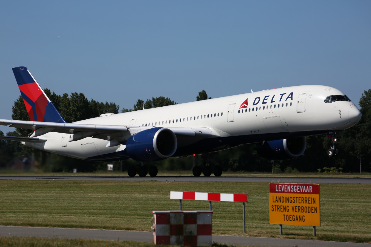 N511DN (Samoloty » Spotting na Schiphol » Airbus A350-900 » Delta Airlines)