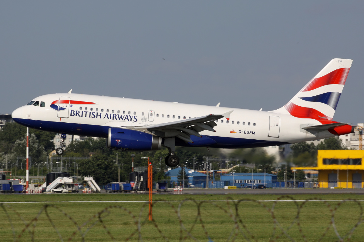 G-EUPM (Samoloty » Spotting na EPWA » Airbus A319-100 » British Airways)