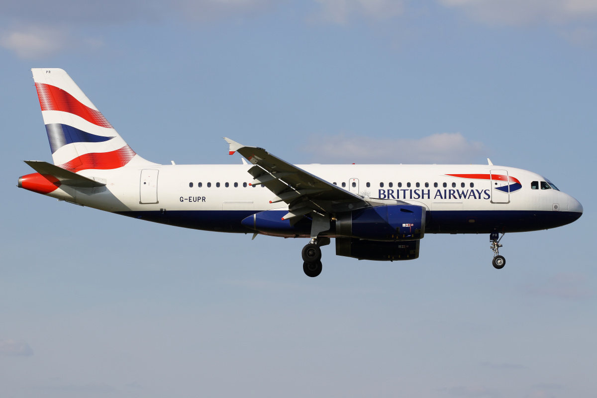 G-EUPR (Aircraft » EPWA Spotting » Airbus A319-100 » British Airways)