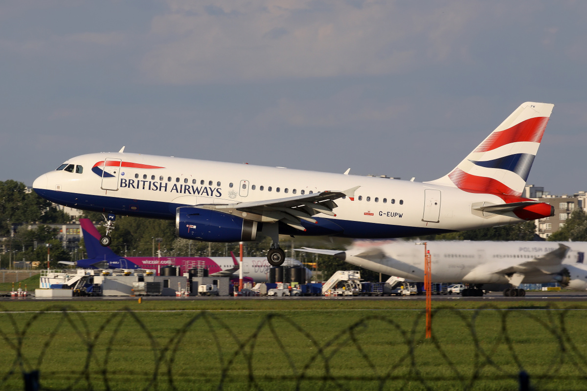 G-EUPW (Aircraft » EPWA Spotting » Airbus A319-100 » British Airways)