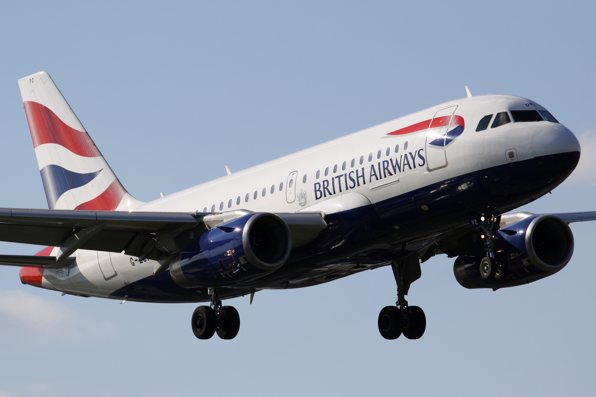 G-EUPZ (Samoloty » Spotting na EPWA » Airbus A319-100 » British Airways)