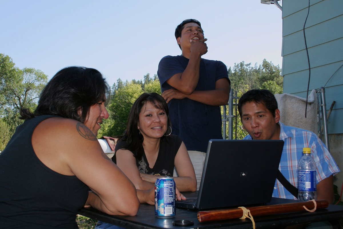 Rezilla, Gene, Rufus and Garry (Travels » US Trip 1: Cheyenne Country » People)