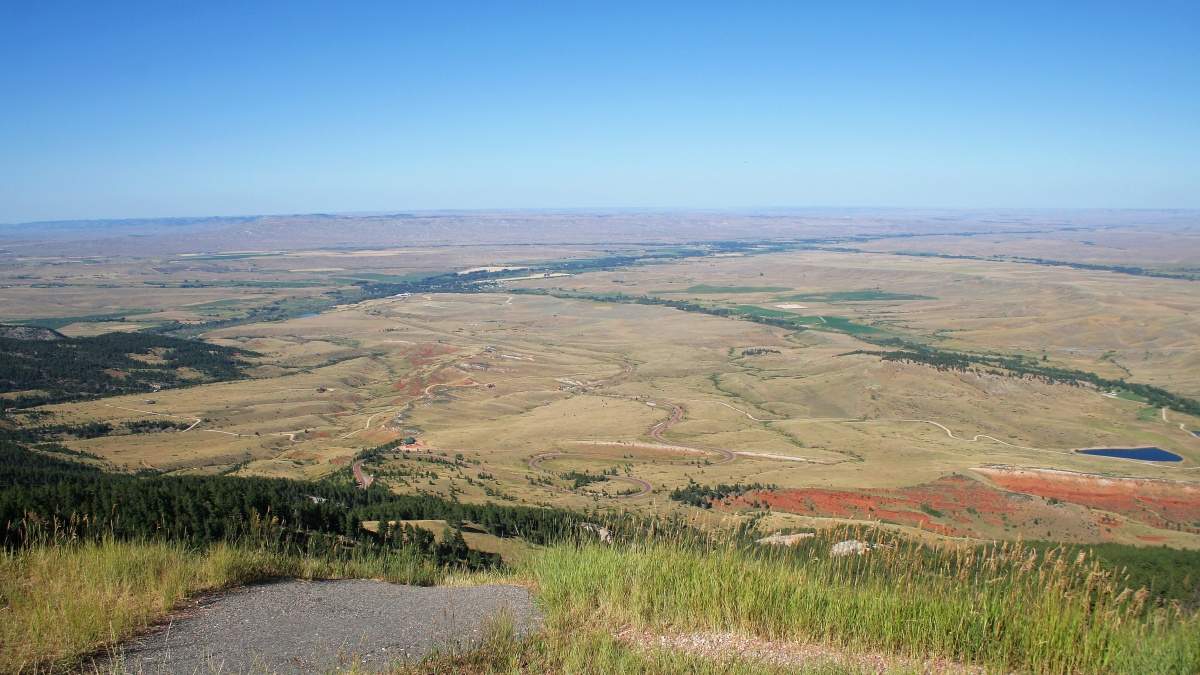 Bulls Eye Point and Dayton (Travels » US Trip 1: Cheyenne Country » The Journey » Bighorn Mountains)