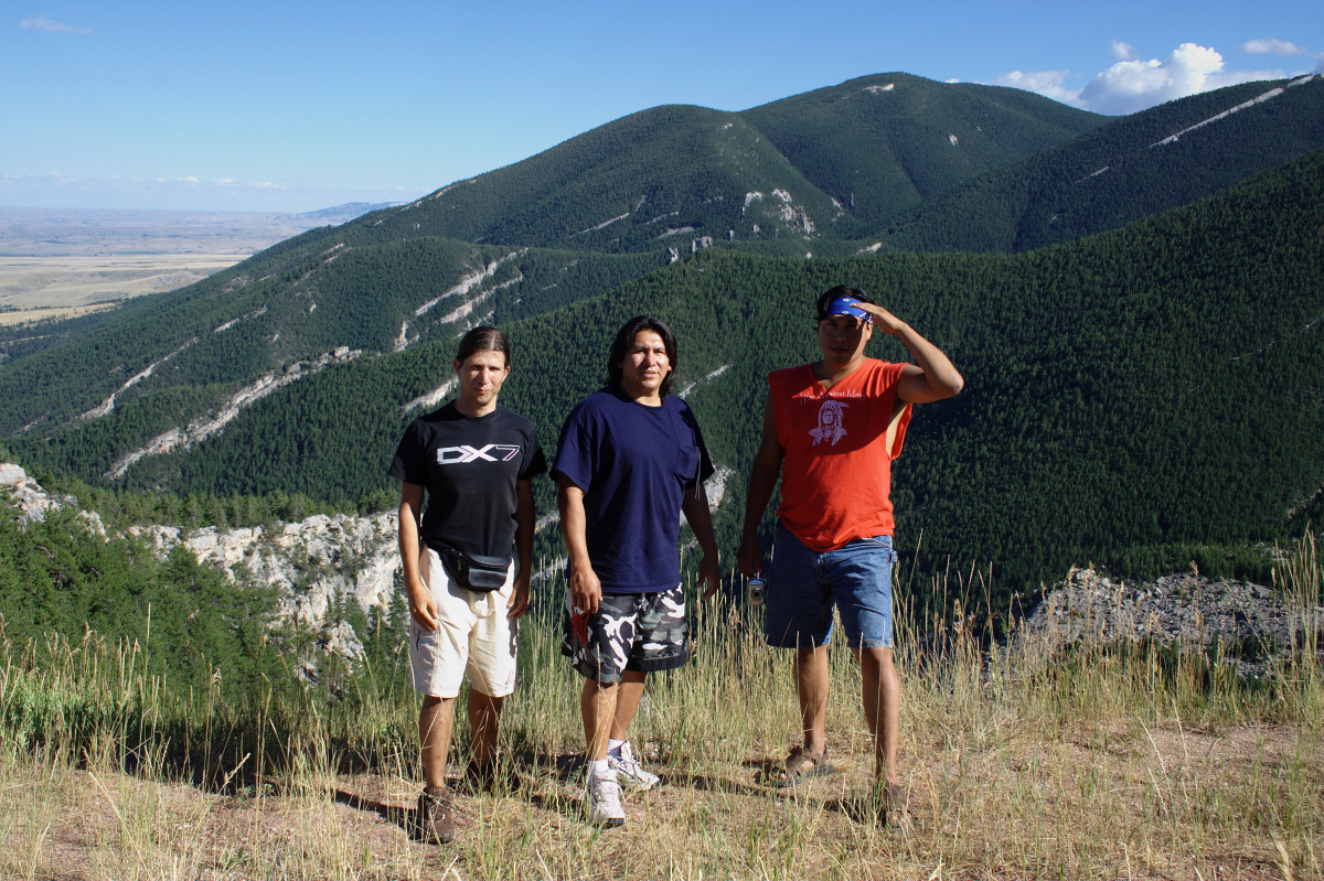 Ja, Rufus i Eugene (Podróże » USA: Na ziemi Czejenów » Wielka Podróż » Bighorn Mountains)