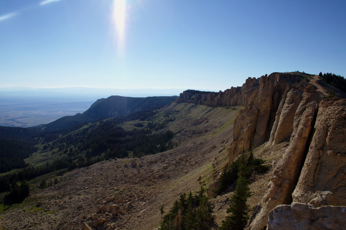 Uskoki skalne na Medicine Mountain