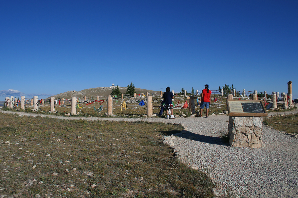 Wesoła kompania (Podróże » USA: Na ziemi Czejenów » Wielka Podróż » Bighorn Mountains » Medicine Wheel)