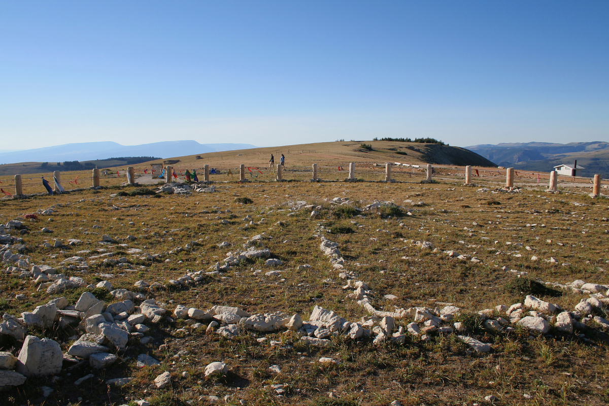 The Wheel (Travels » US Trip 1: Cheyenne Country » The Journey » Bighorn Mountains » Medicine Wheel)