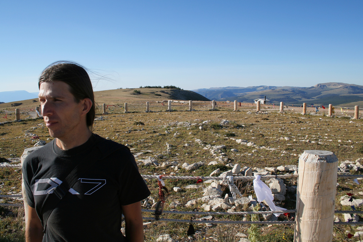 Me and the Medicine Wheel (Travels » US Trip 1: Cheyenne Country » The Journey » Bighorn Mountains » Medicine Wheel)