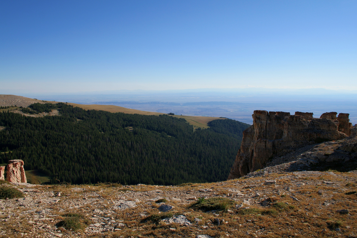 The South View (Travels » US Trip 1: Cheyenne Country » The Journey » Bighorn Mountains » Medicine Wheel)