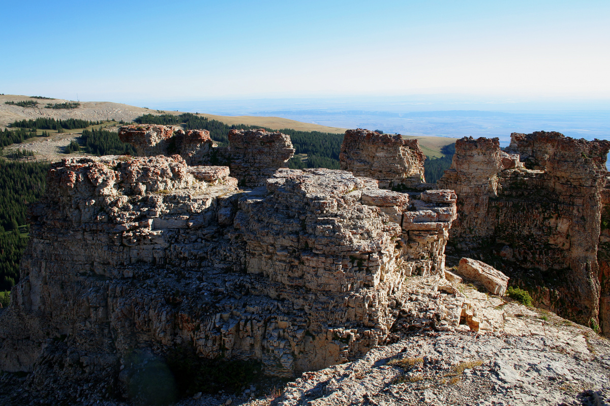 The Nature's Fortress (Travels » US Trip 1: Cheyenne Country » The Journey » Bighorn Mountains » Medicine Wheel)