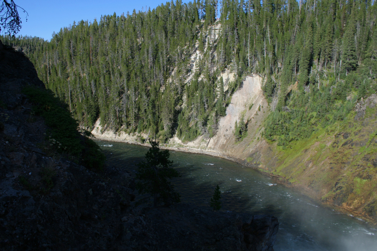 Upper Falls (Travels » US Trip 1: Cheyenne Country » The Journey » Yellowstone National Park » Waterfalls)