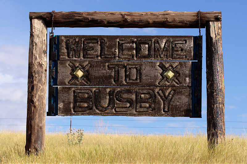 The Rez/Busby: Welcome Sign