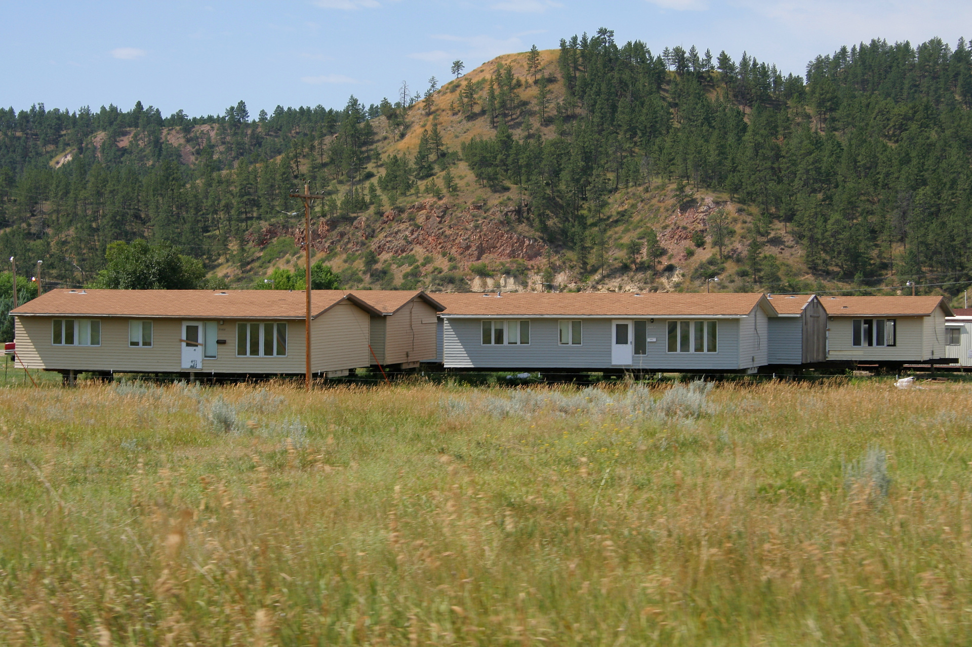 New Houses (Travels » US Trip 1: Cheyenne Country » The Rez » Lame Deer)