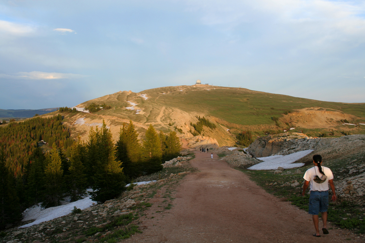 Going back from Medicine Wheel