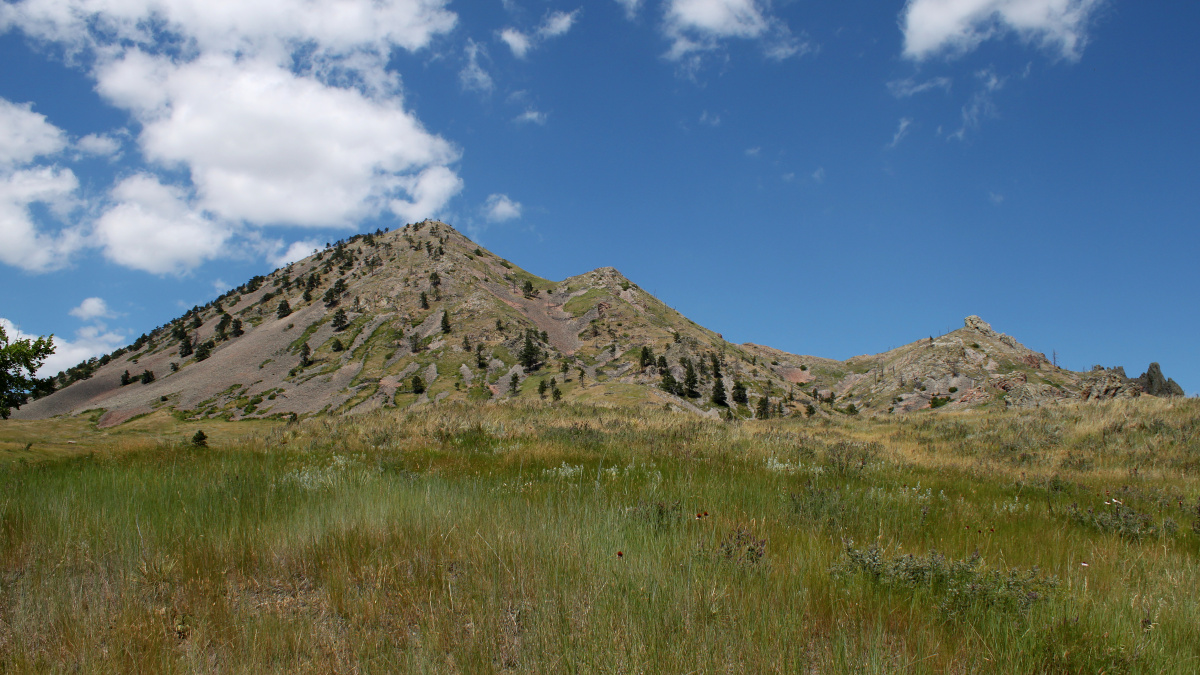 View from Tourists' Area (Travels » US Trip 3: The Roads Not Taken » The Country » Bear Butte)