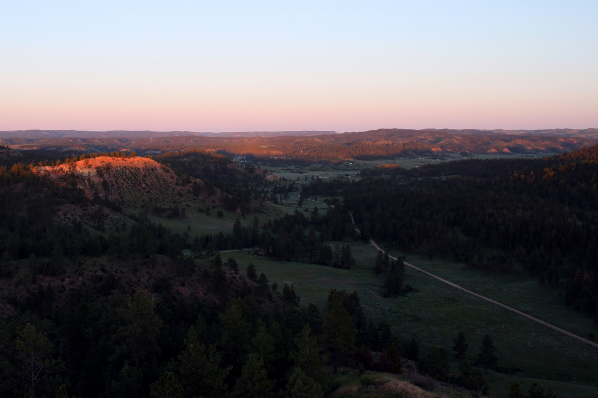 Observing Sunset (Travels » US Trip 3: The Roads Not Taken » The Rez » Black Springs Tower)