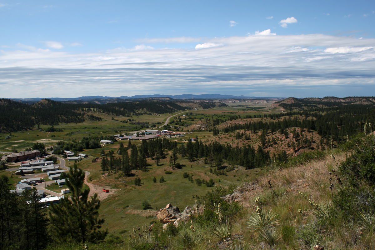 North: BIA Office and Shoulderblade Building (Travels » US Trip 3: The Roads Not Taken » The Rez » Lame Deer)