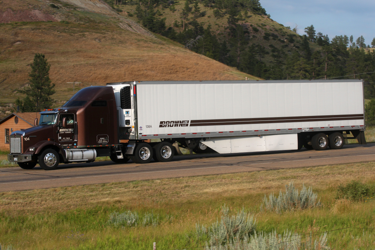 Kenworth T800 (Podróże » USA: Drogi nie obrane » Pojazdy)