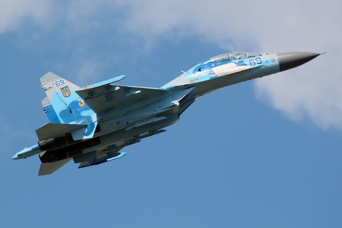 Sukhoi Su-27UB, 69, Ukrainian Air Force (Aircraft » Radom Air Show 2013)