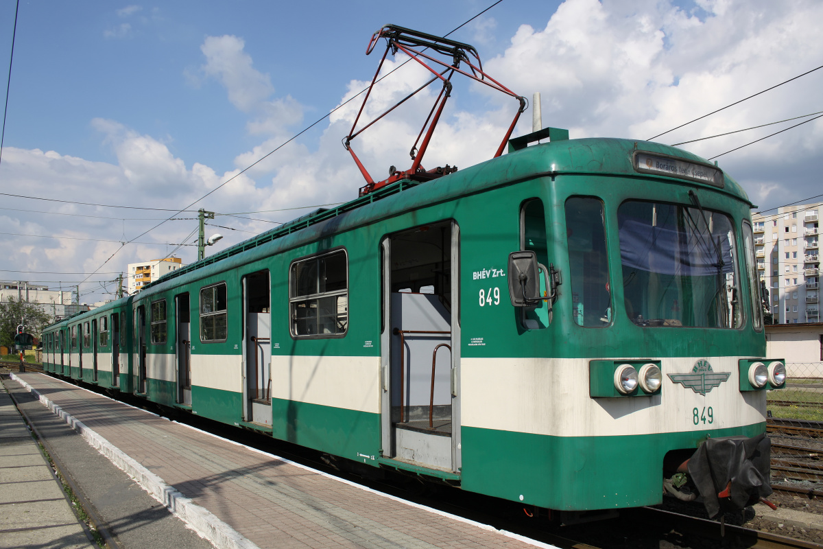 BHÉV MIX/A 849 (Travels » Budapest » Vehicles » Trains and Locomotives)