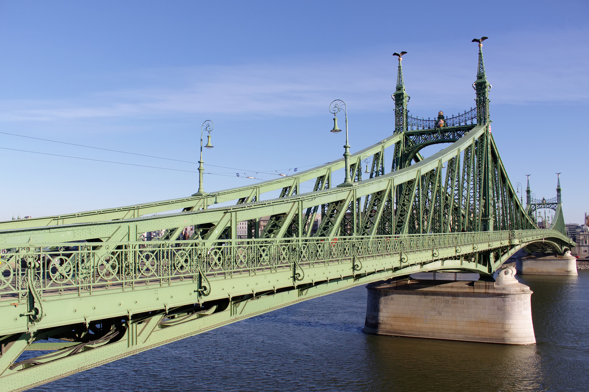 Szabadság híd - Liberty Bridge (Travels » Budapest » Budapest at Day)