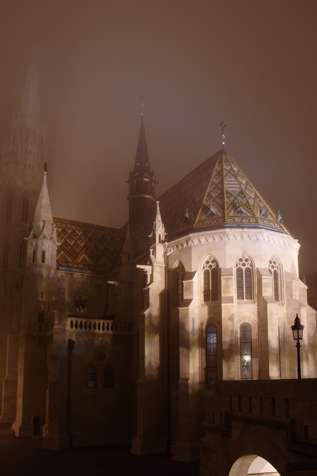 Kościół św. Mateusza (Podróże » Budapeszt » Budapeszt w nocy)