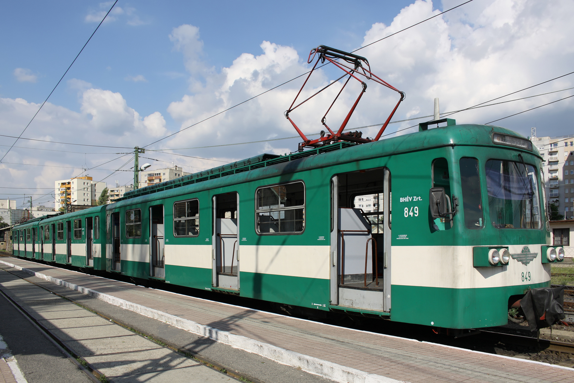 BHÉV MIX/A 849 (Podróże » Budapeszt » Pojazdy » Pociągi i lokomotywy)