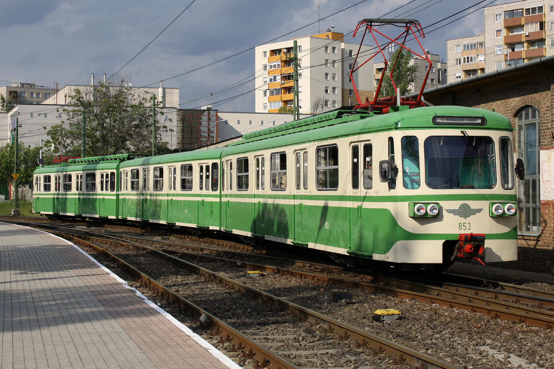 BHÉV MIX/A 853 (Podróże » Budapeszt » Pojazdy » Pociągi i lokomotywy)