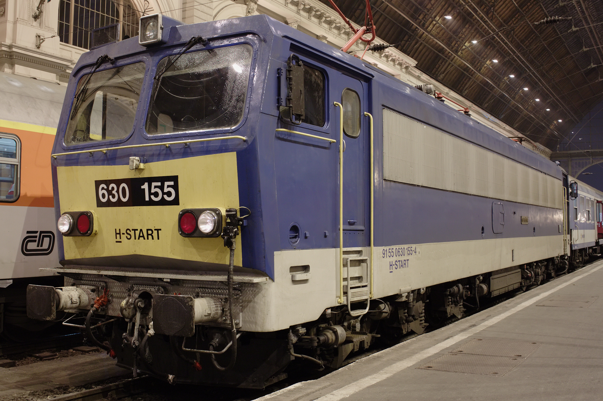 Ganz-MÁVAG VM15 V63 630 155 (Podróże » Budapeszt » Pojazdy » Pociągi i lokomotywy)