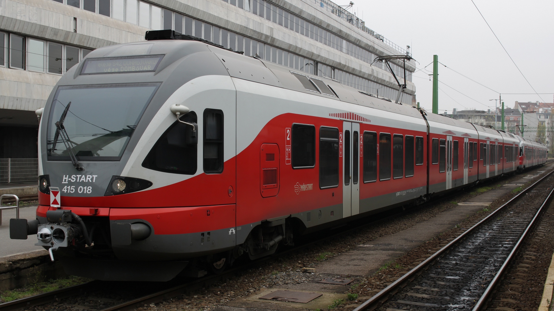 Stadler FLIRT 415 018 (Podróże » Budapeszt » Pojazdy » Pociągi i lokomotywy)
