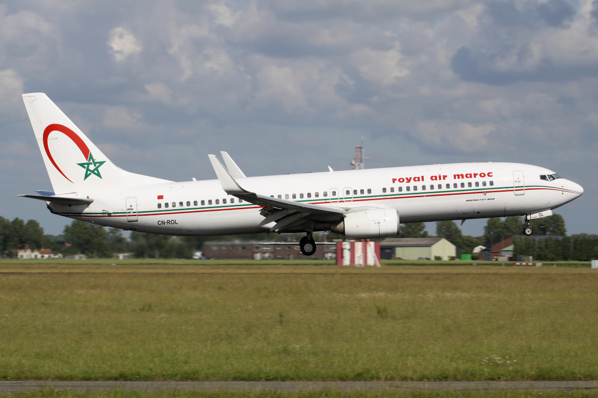 CN-ROL, Royal Air Maroc (Samoloty » Spotting na Schiphol » Boeing 737-800)