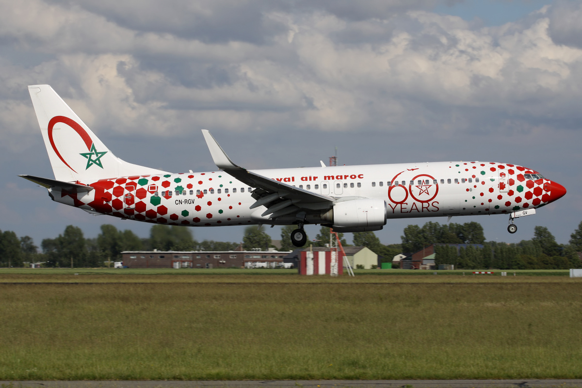 CN-RGV, Royal Air Maroc (60 years livery)