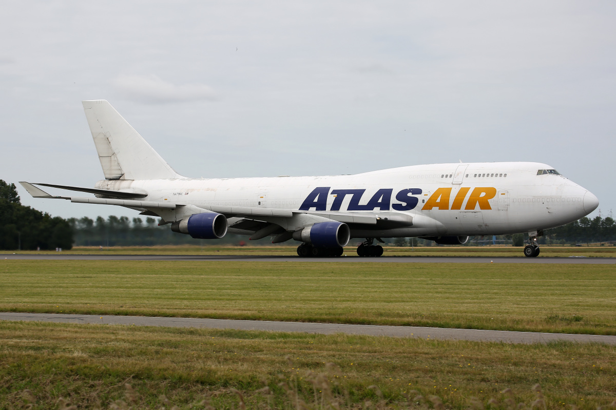 BCF, N471MC, Atlas Air (Samoloty » Spotting na Schiphol » Boeing 747-400F)