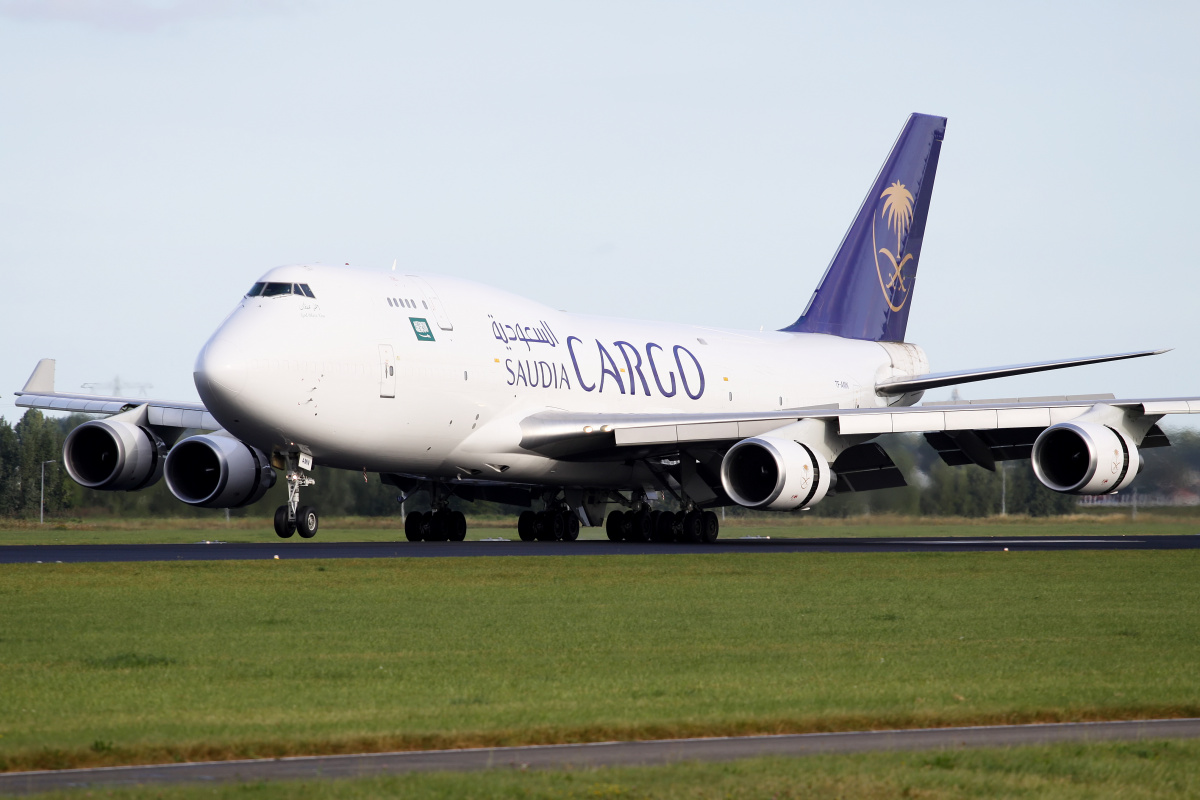 BDSF, TF-AMN, Saudia Cargo (Aircraft » Schiphol Spotting » Boeing 747-400F)