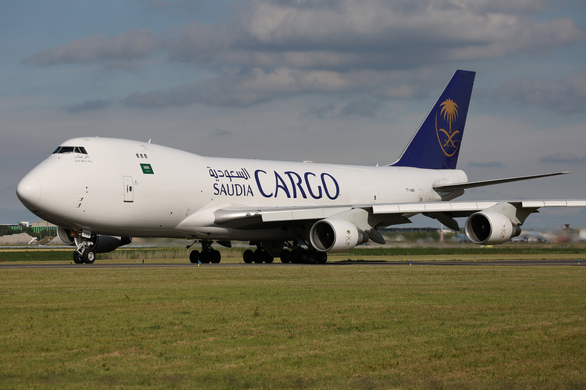 TF-AMB, Saudia Cargo (Air Atlanta Icelandic) (Aircraft » Schiphol Spotting » Boeing 747-400F)