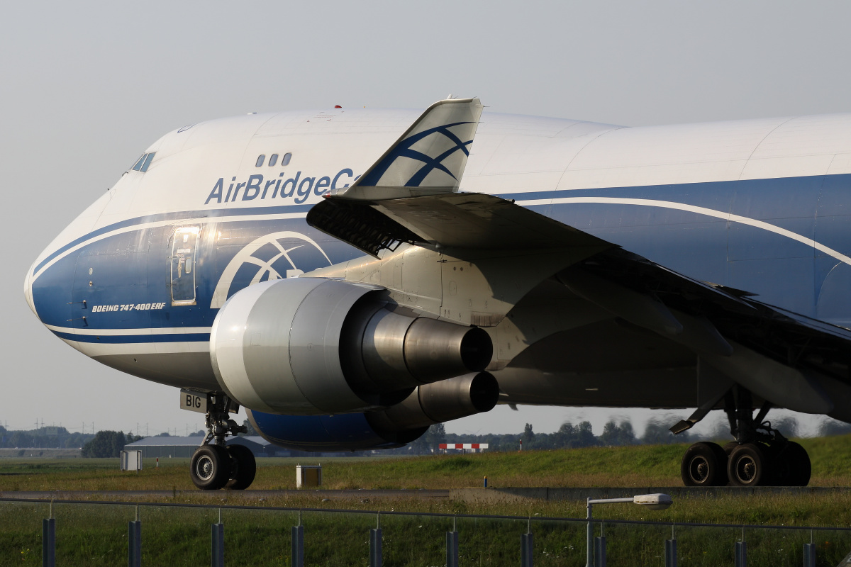 VP-BIG, AirBridgeCargo Airlines (ABC Pharma livery) (Aircraft » Schiphol Spotting » Boeing 747-400F)