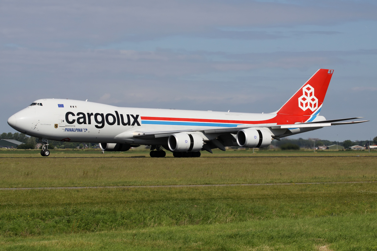 LX-VCH, Cargolux Airlines (Aircraft » Schiphol Spotting » Boeing 747-8F)