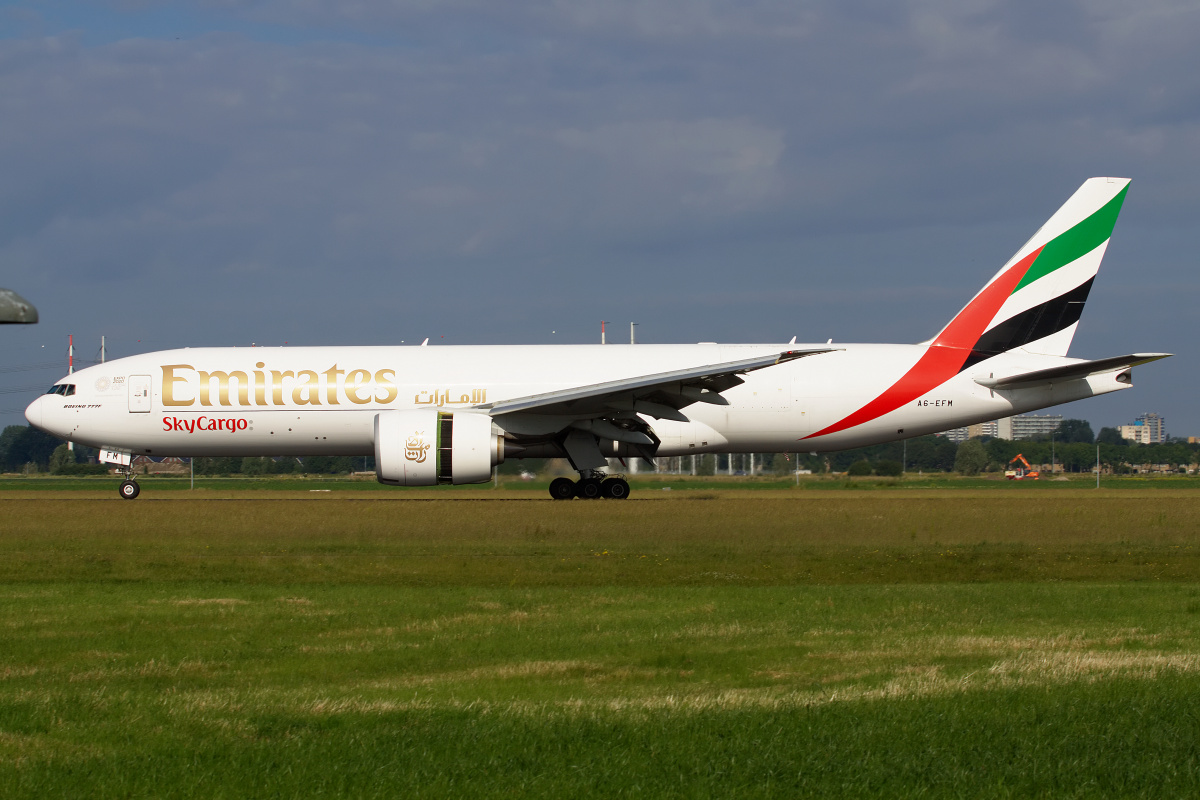 A6-EFM, Emirates SkyCargo (naklejka EXPO 2020 Dubaj)