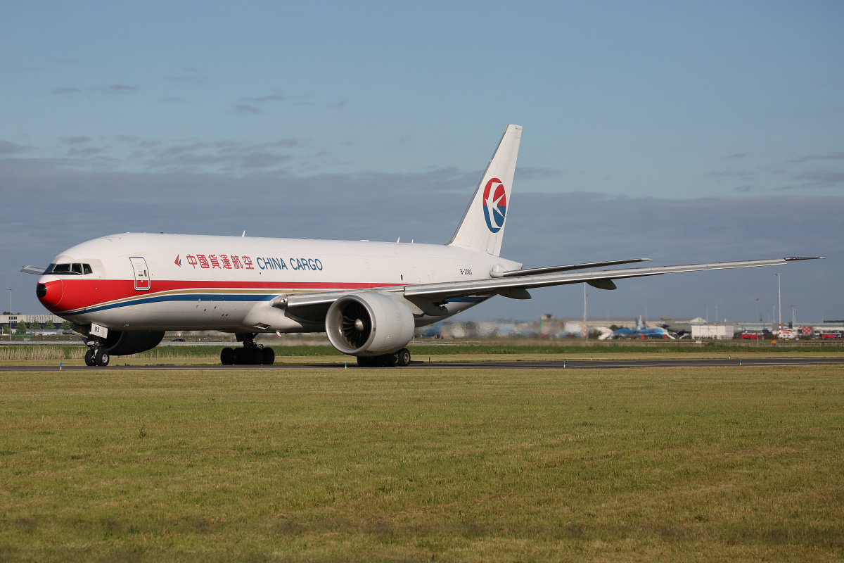 B-2083, China Cargo Airlines (Samoloty » Spotting na Schiphol » Boeing 777F)