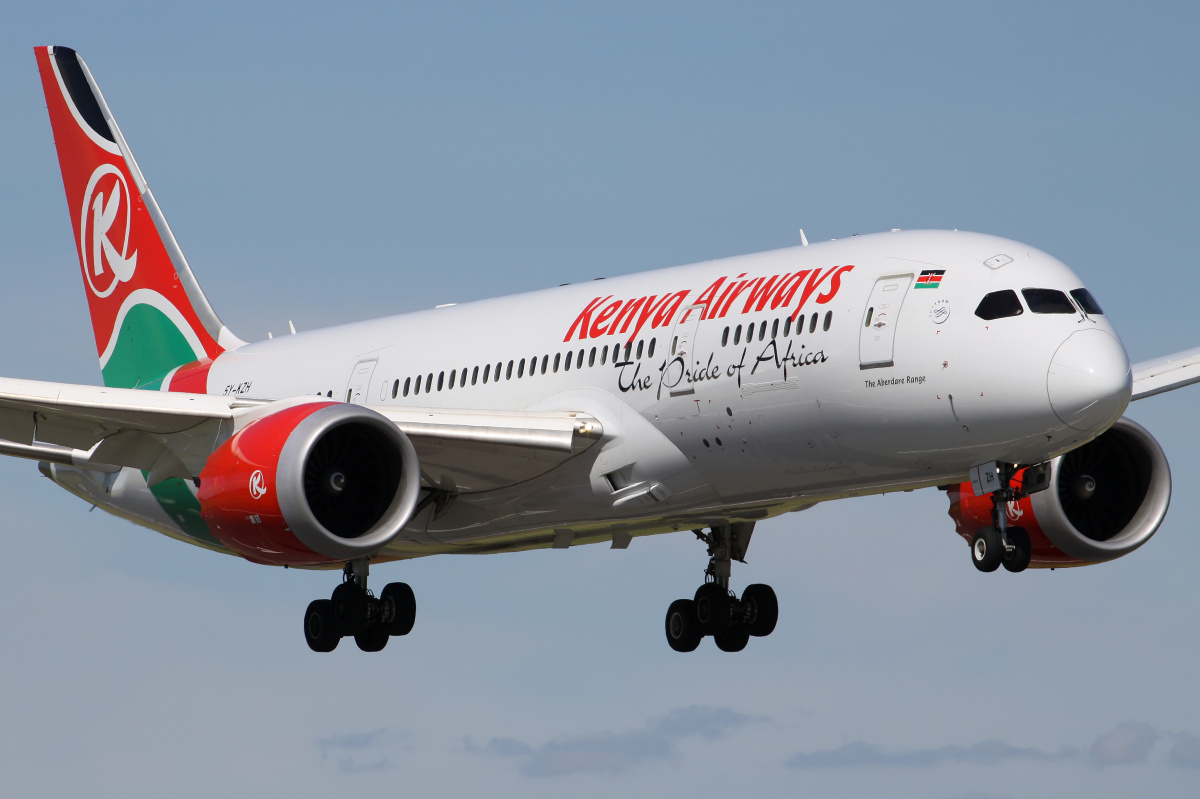 5Y-KZH, Kenya Airways