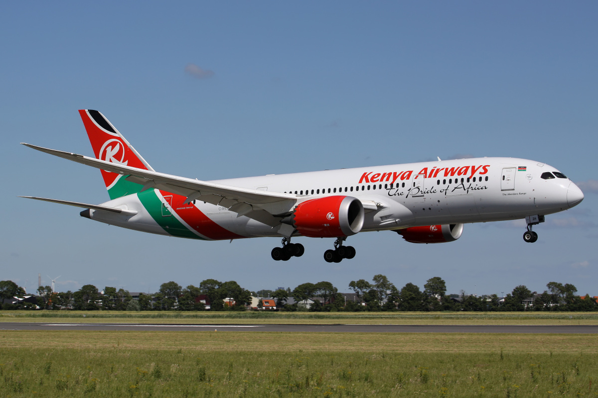 5Y-KZH, Kenya Airways (Aircraft » Schiphol Spotting » Boeing 787-8 Dreamliner)