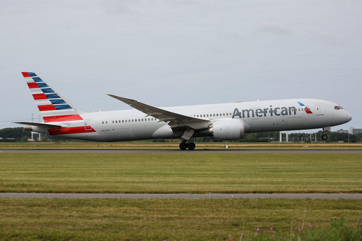 N827AN, American Airlines (Aircraft » Schiphol Spotting » Boeing 787-9 Dreamliner)