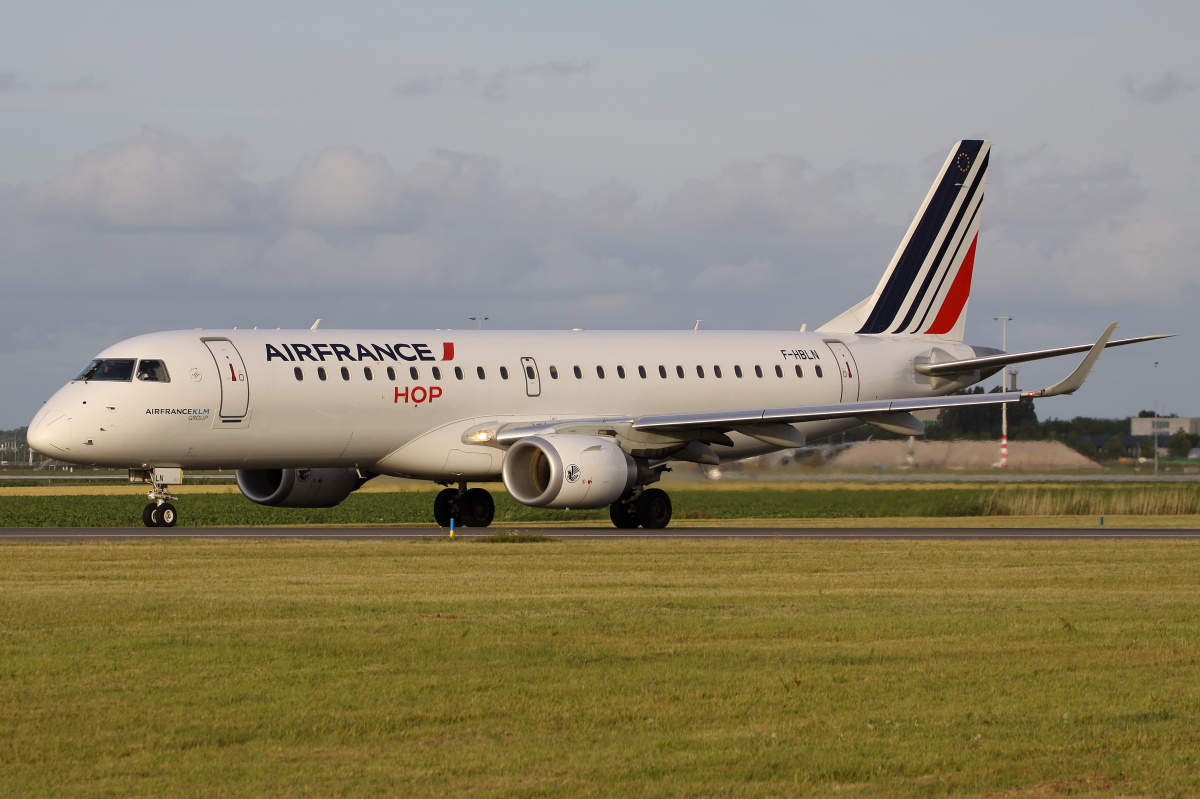F-HBLN, Air France (HOP!) (Samoloty » Spotting na Schiphol » Embraer E190)