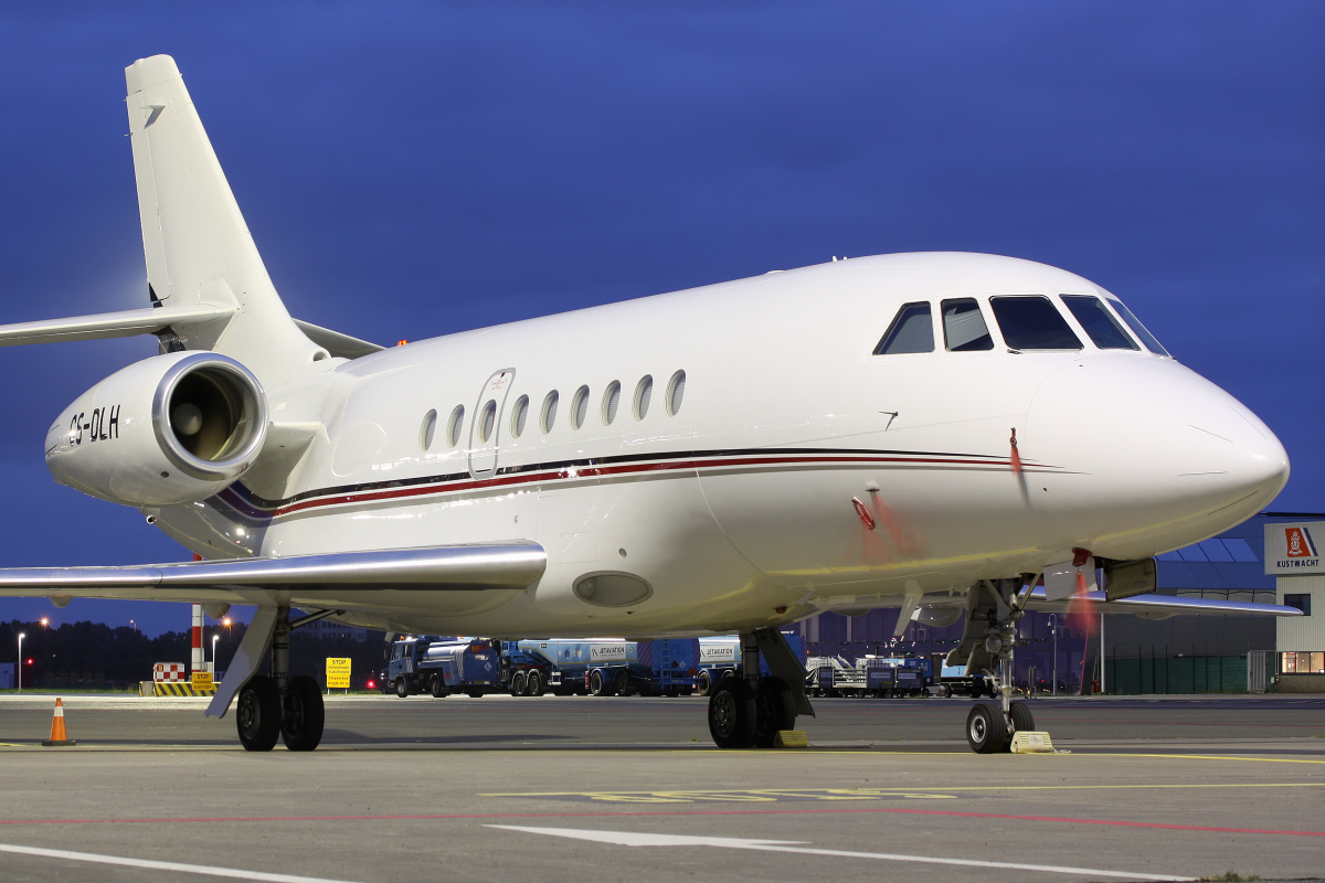 Dassault Falcon 2000EX, CS-DLH, NetJets Europe (Samoloty » Spotting na Schiphol » pozostałe)