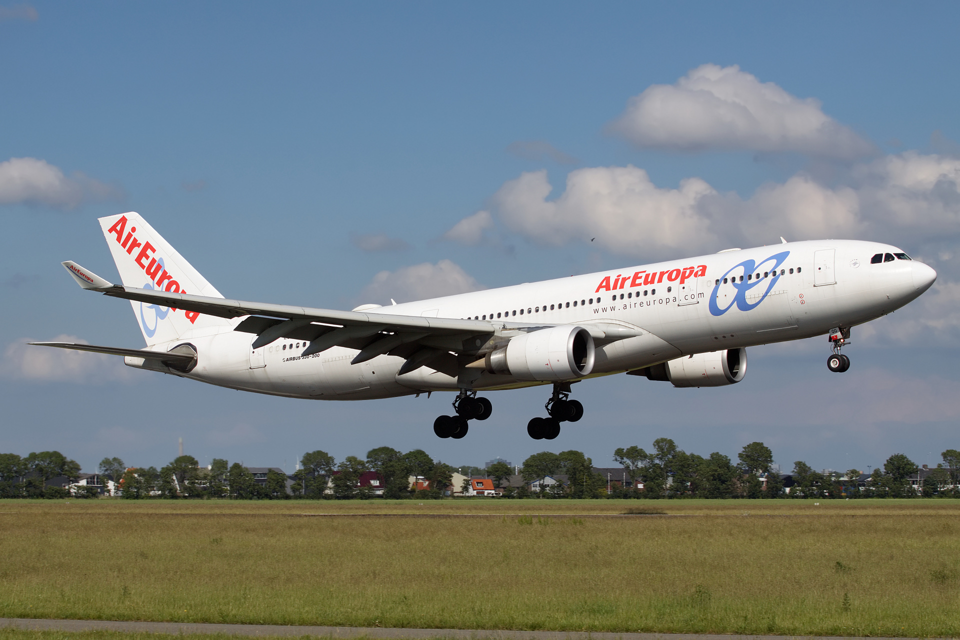 EC-JQQ, Air Europa (Samoloty » Spotting na Schiphol » Airbus A330-200)
